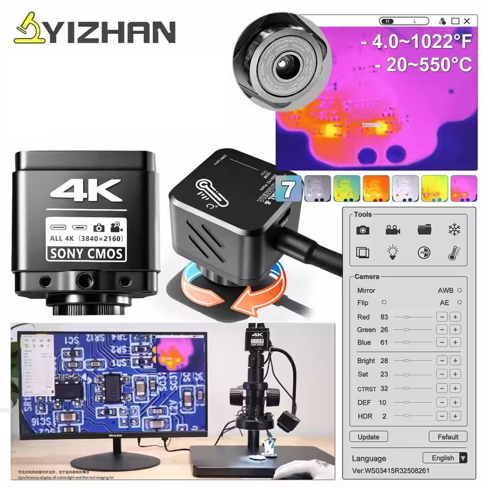 Electronic Repairing - YIZHAN Termal Görüntüleme Cihazı 256*192 Piksel