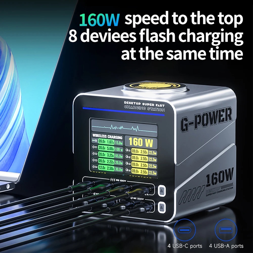 newA10R 160W 8-Port GaN Hızlı  - Electronics Repair Tools And Equipment incelemesi ve fiyatı