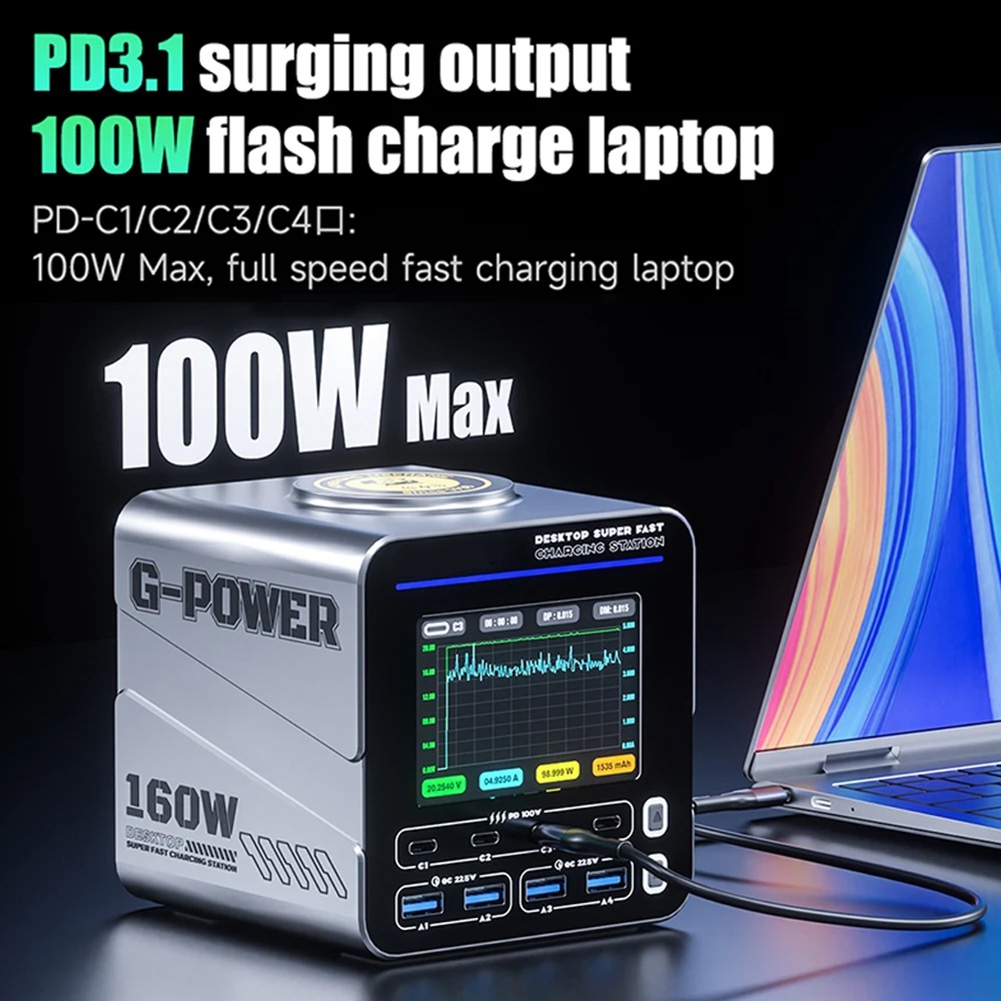 newA10R 160W 8-Port GaN Hızlı  - Electronics Repair Tools And Equipment incelemesi ve fiyatı
