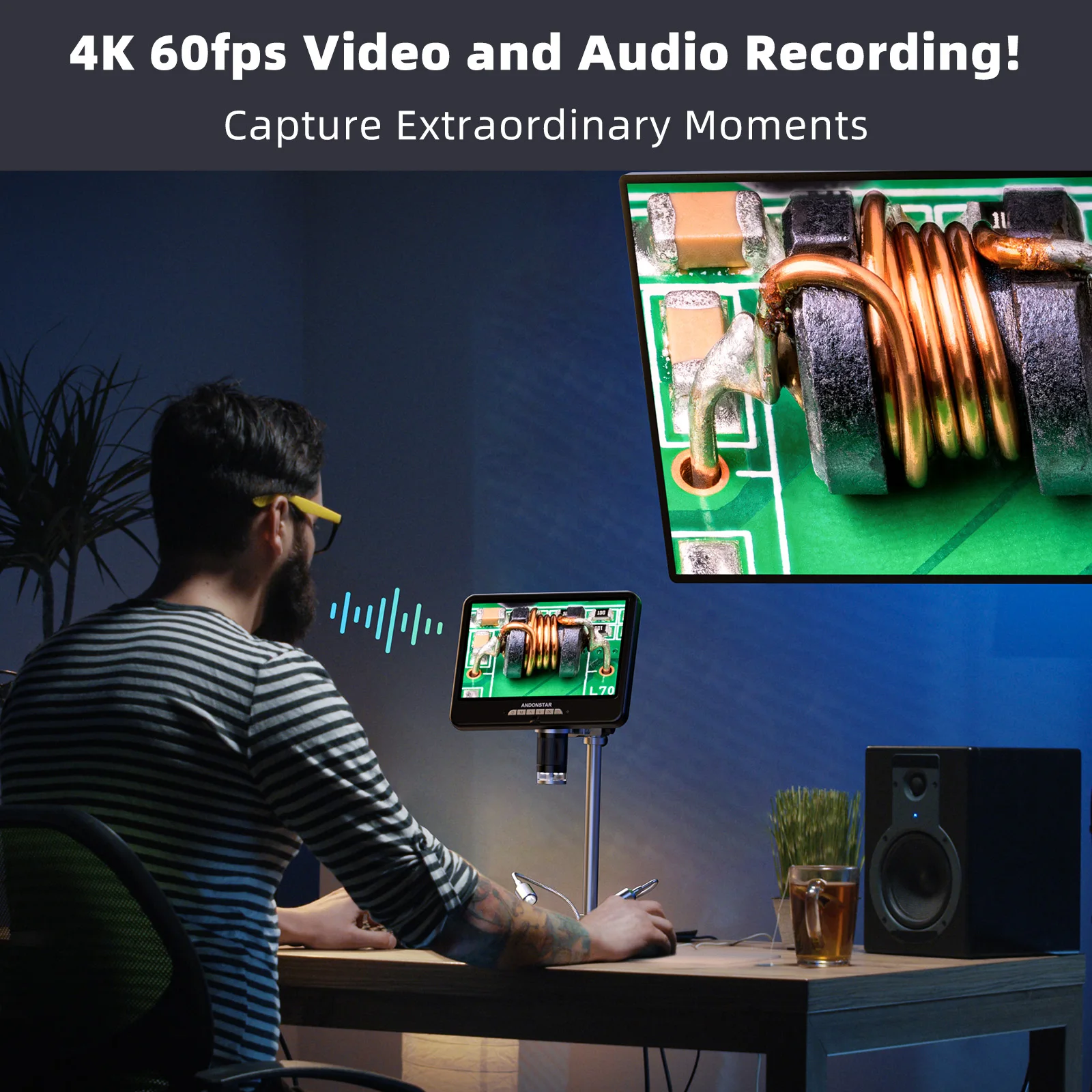 Andonstar AD210S-Pro 4K 60FPS  - Electronic Repairing incelemesi ve fiyatı