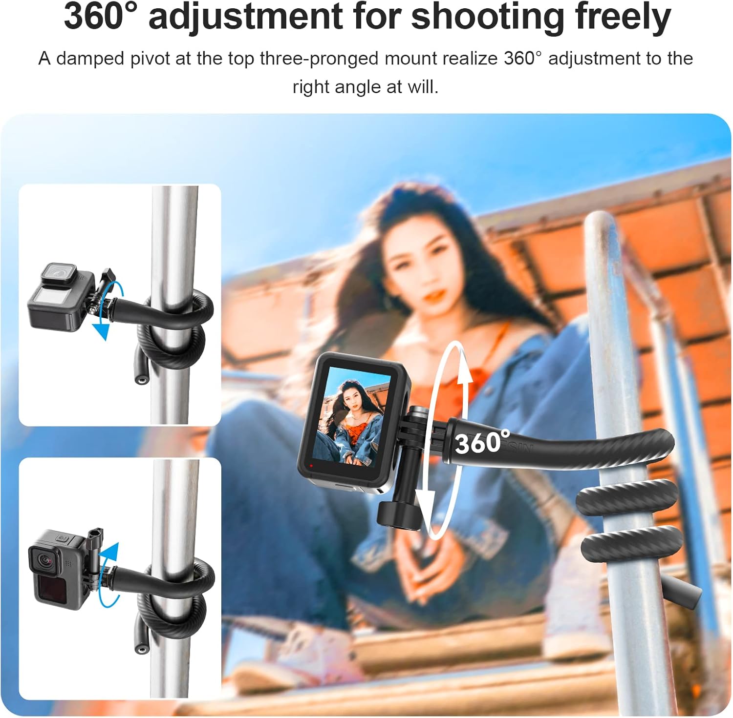 TELESIN Kamera Esnek Montaj Ke - Insta360 Camera Go 3 incelemesi ve fiyatı