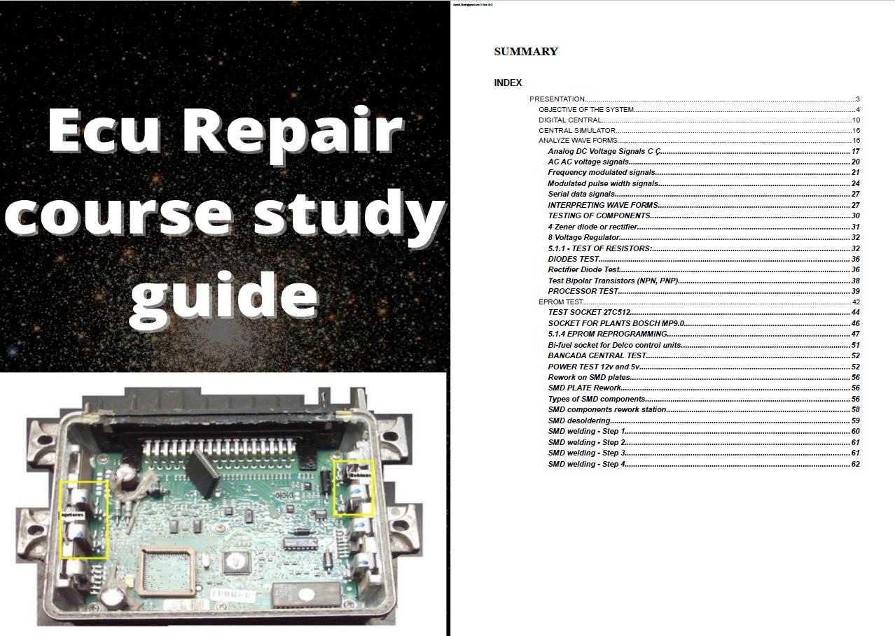 5 adet ECU onarım kılavuzları  - Electronics Repair Guide incelemesi ve fiyatı