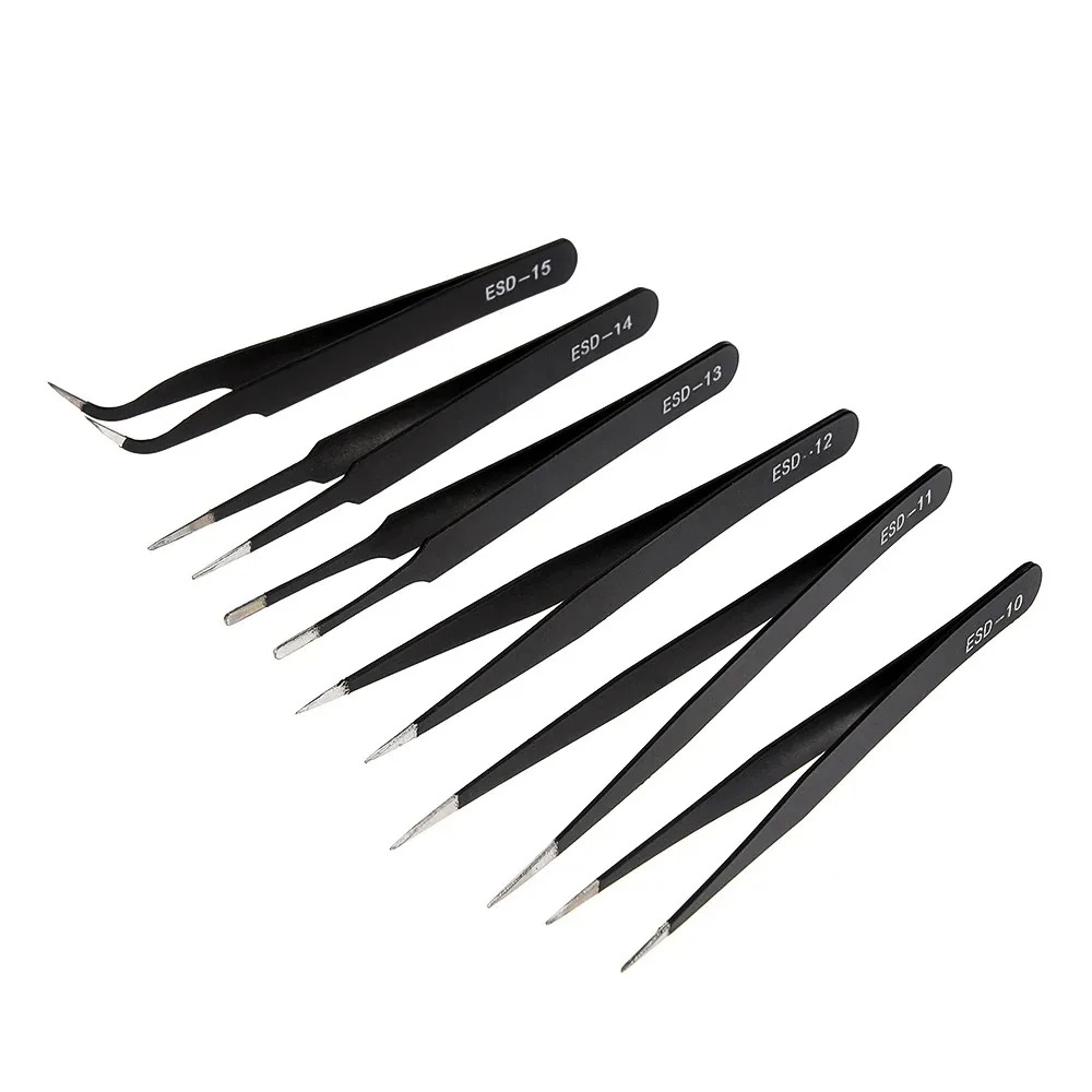 6 adet hassas cımbız seti ESD  - Electronics Repair Tools And Equipment incelemesi ve fiyatı