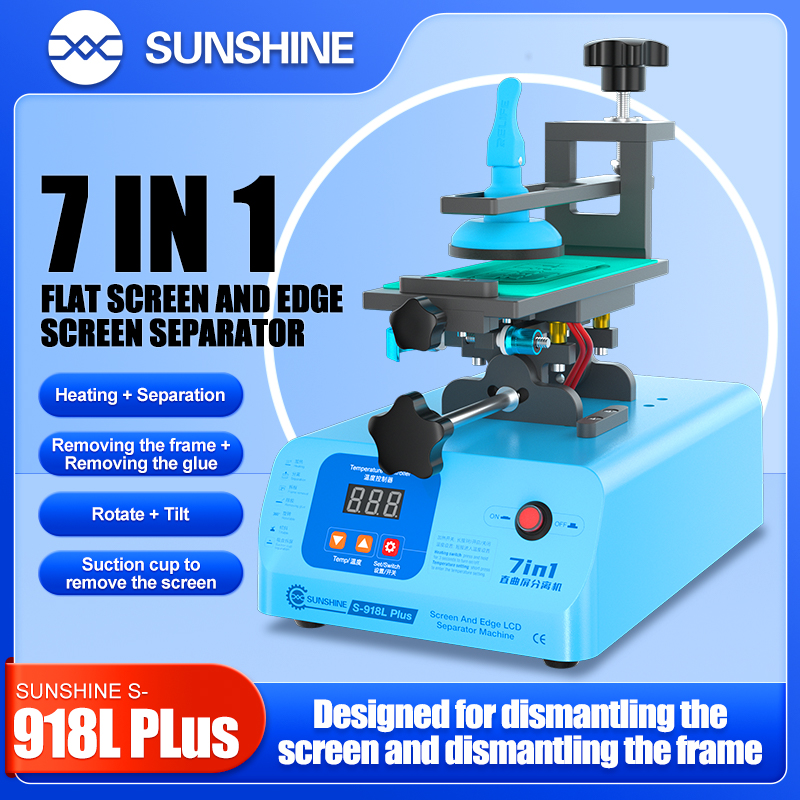 SUNSHINE S-918L artı 7 in 1 ke - Screen Separator Machine incelemesi ve fiyatı