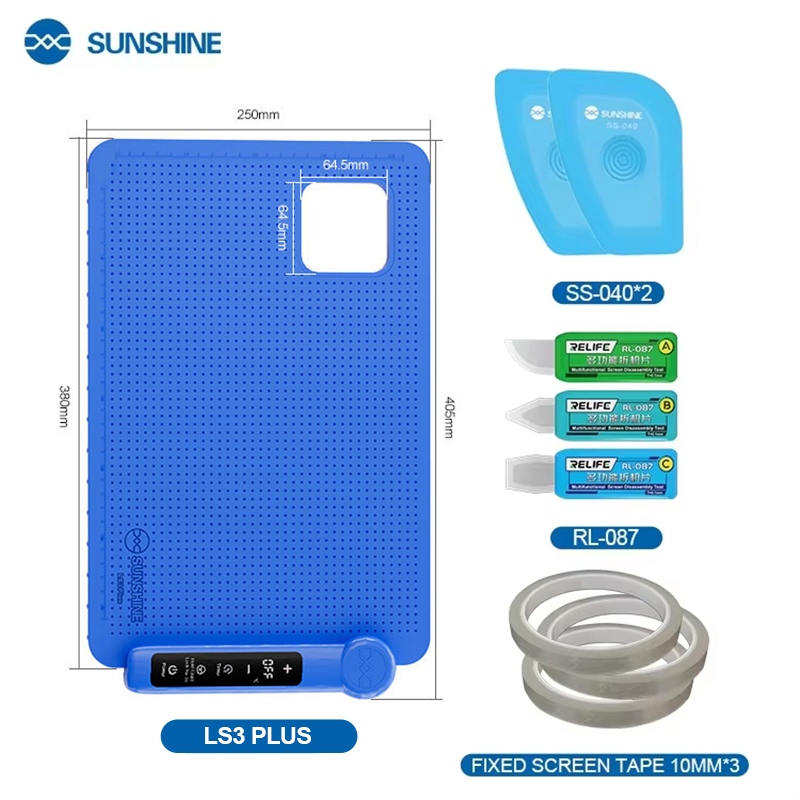 SUNSHINE LS3 PLUS LCD Ekran Ay - Screen Separator Machine incelemesi ve fiyatı